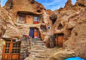 روستای کندوان تبریز؛ تنها روستای زنده صخره‌ای جهان