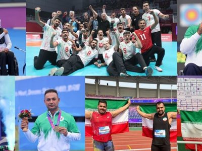 بازی‌های پاراآسیایی| رده‌بندی مدالی روز پنجم؛ فرزندان ایران در آستانه کسب چهلمین طلا