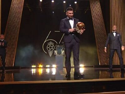 لیونل مسی برای هشتمین بار برنده توپ طلا شد