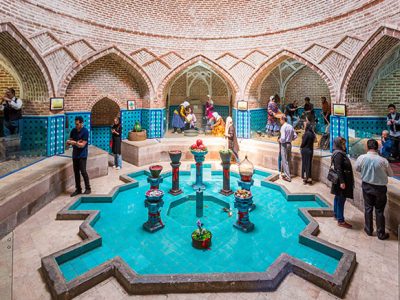 حمام قجر قزوین ؛ موزه مردم شناسی قزوین