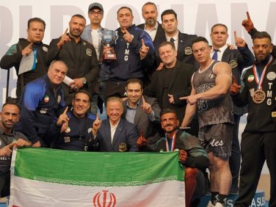 تیم ملی پرورش اندام ایران بر بام دنیا ایستاد