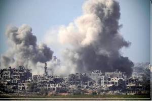 بمباران وحشیانه منازل مسکونی در غزه