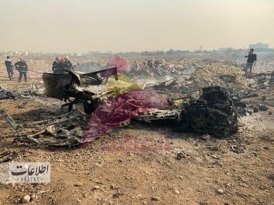 تصویر تکان‌دهنده ماشین منفجرشده با حمله پهپادی در بغداد