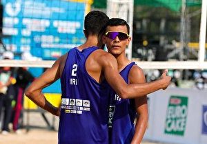نوجوانان ایرانی بر سکوی اول والیبال ساحلی آسیا ایستادند