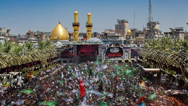 خروش میلیونی ظهر عاشورا در بین‌الحرمین + فیلم