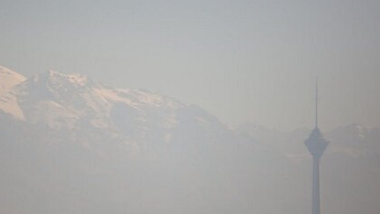 وضعیت هوای تهران نارنجی و آلوده است