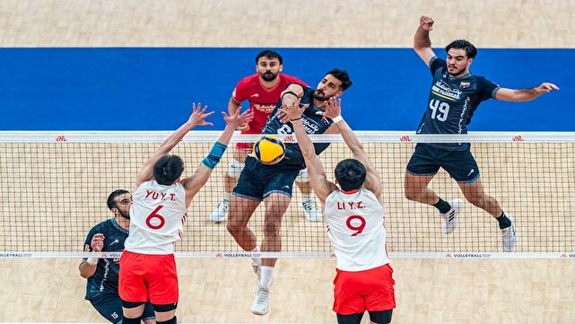 لیگ ملت‌های والیبال ۲۰۲۵/ پیروزی مقتدرانه والیبالیست‌های ایرانی مقابل چین