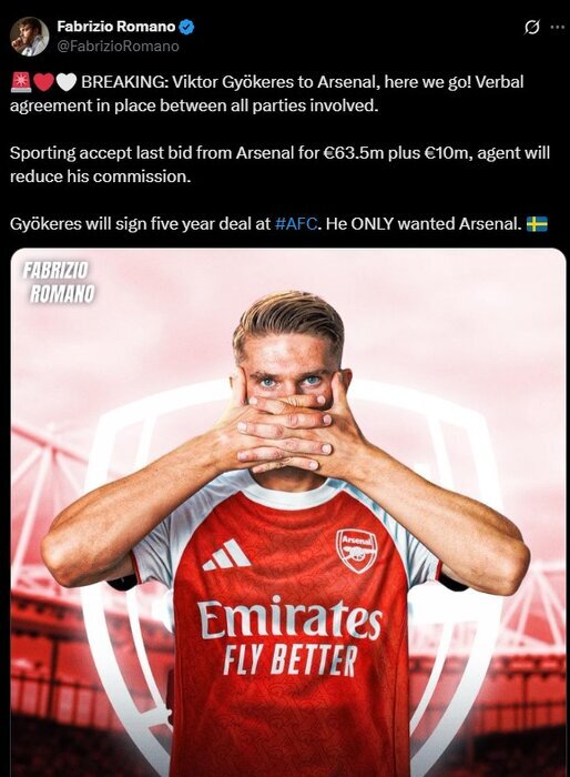 توافق آرسنال با بهترین گلزن لیگ‌های اروپایی