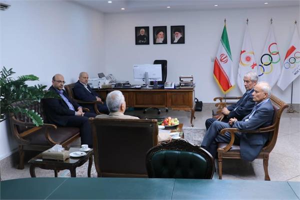 دیدار رئیس کمیته ملی المپیک با جمعی از مدیران وزارت امور خارجه