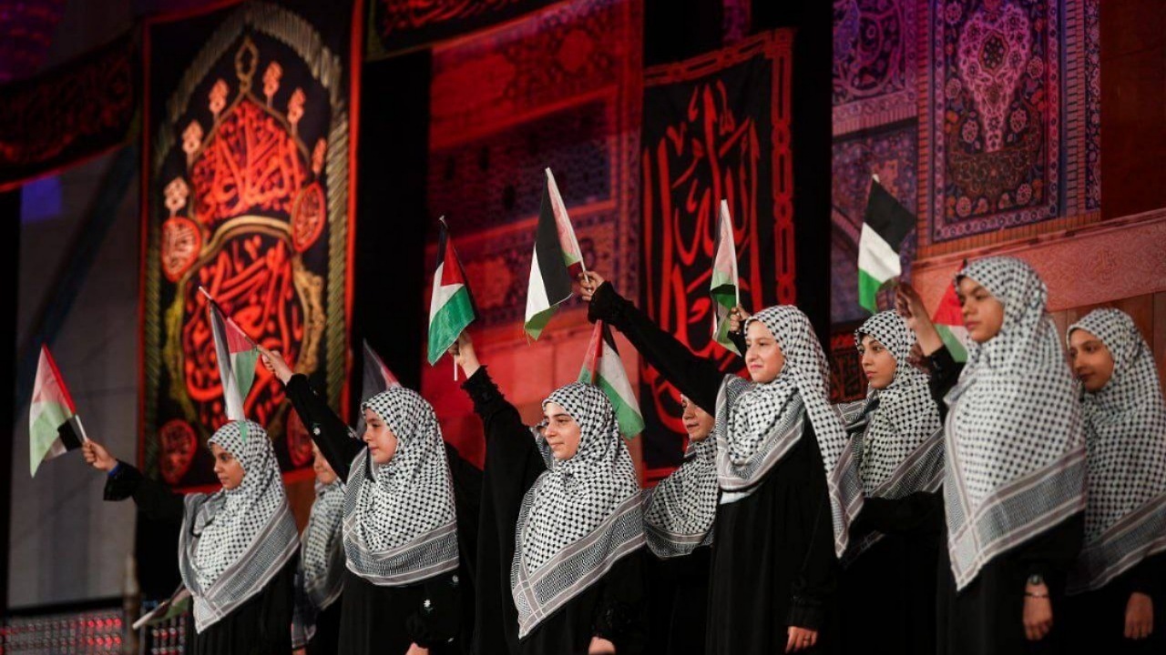 اجتماع بزرگ مردم تهران در حمایت از کودکان مظلوم غزه همزمان با «محرم شهر»