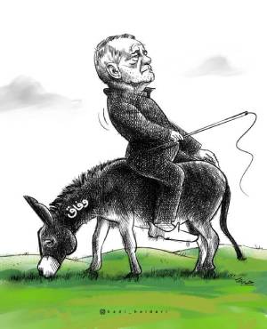 توهین زشت یک کارتونیست به پزشکیان و هوادارانش