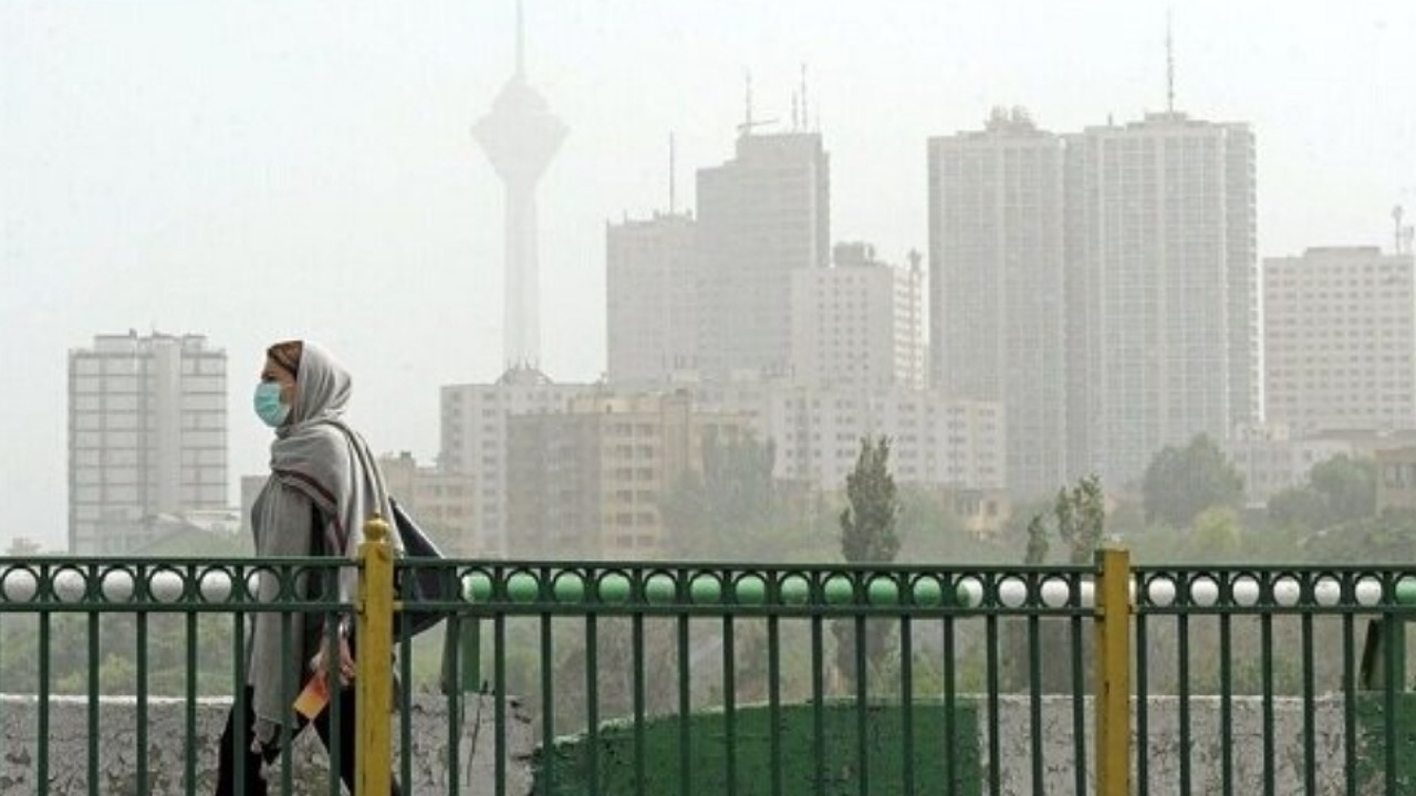 وضعیت هوای تهران نارنجی شد