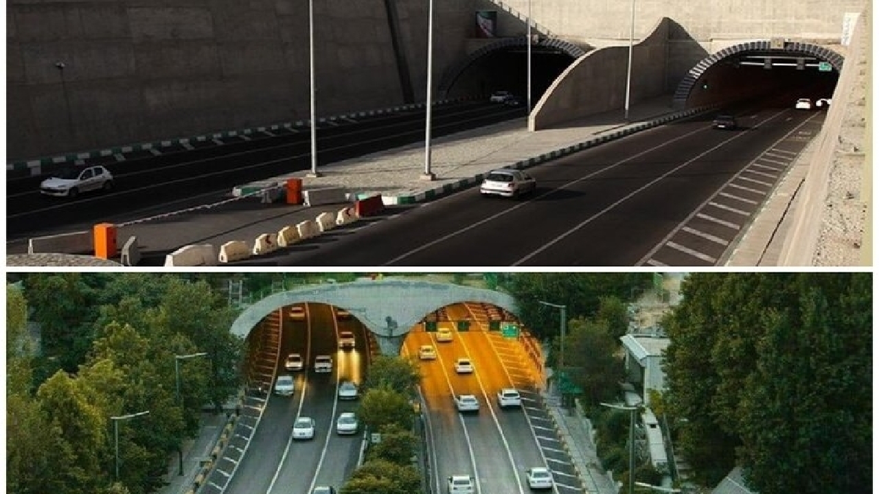 باند شمالی تونل رسالت و باند جنوبی تونل شهدای غزه امشب مسدود است