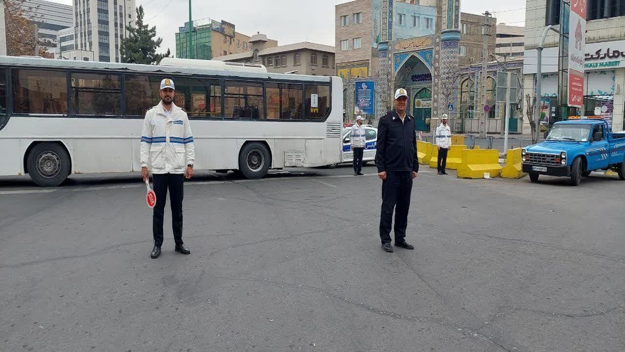 تمهیدات ترافیکی اربعین شهدای دفاع مقدس ۱۲ روزه در تهران