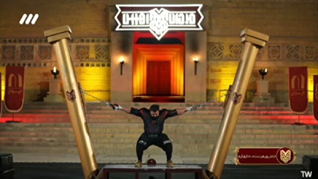 آسیب دیدگی مجدد عباس آبادی در فینال مردان آهنین + فیلم