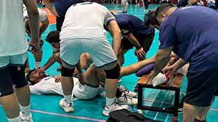 امین اسماعیل‌نژاد مصدوم شد