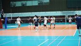 پیروزی تیم ملی والیبال ایران مقابل قطر