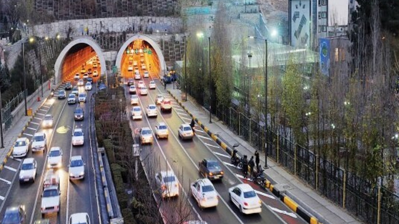 باند شمالی تونل رسالت امشب مسدود می‌شود