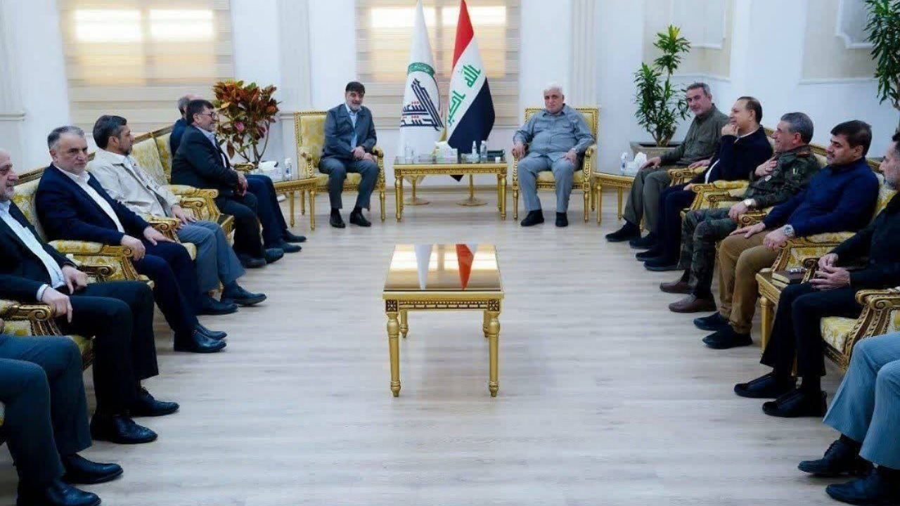 ملاقات فرمانده الحشد الشعبی با سردار رادان