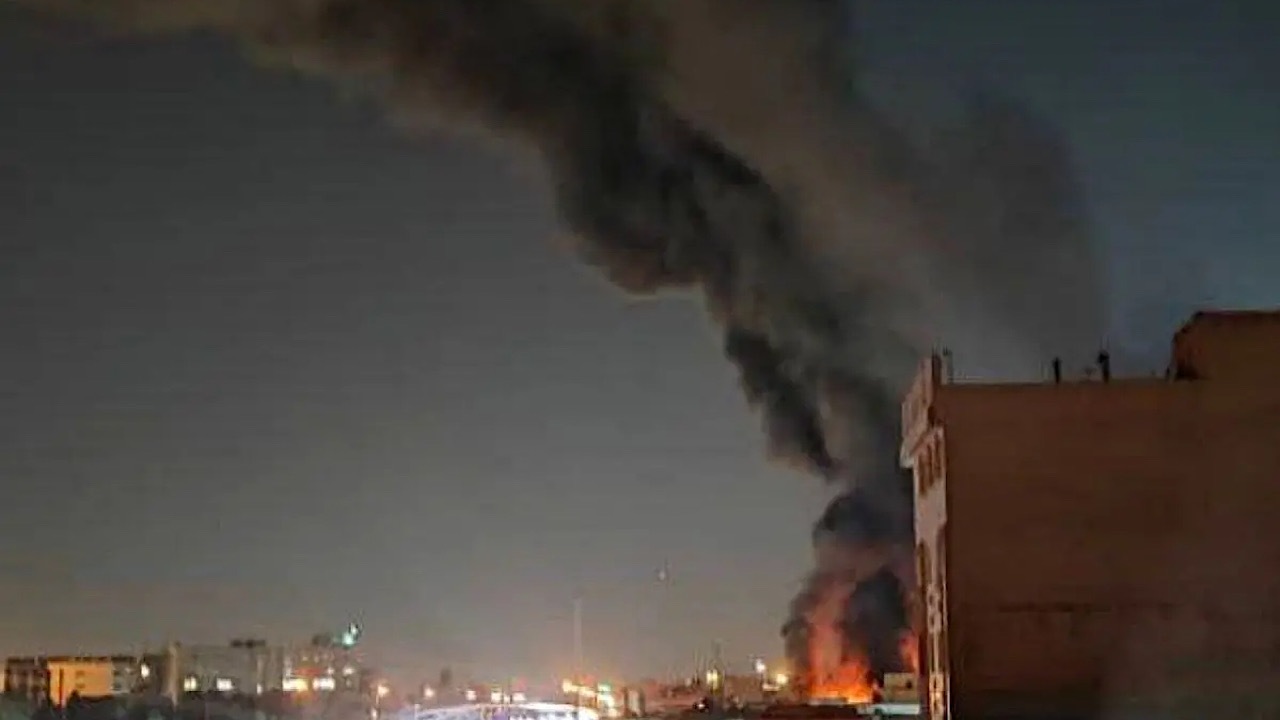 حریق شرق تهران مربوط به انبار ضایعات بود