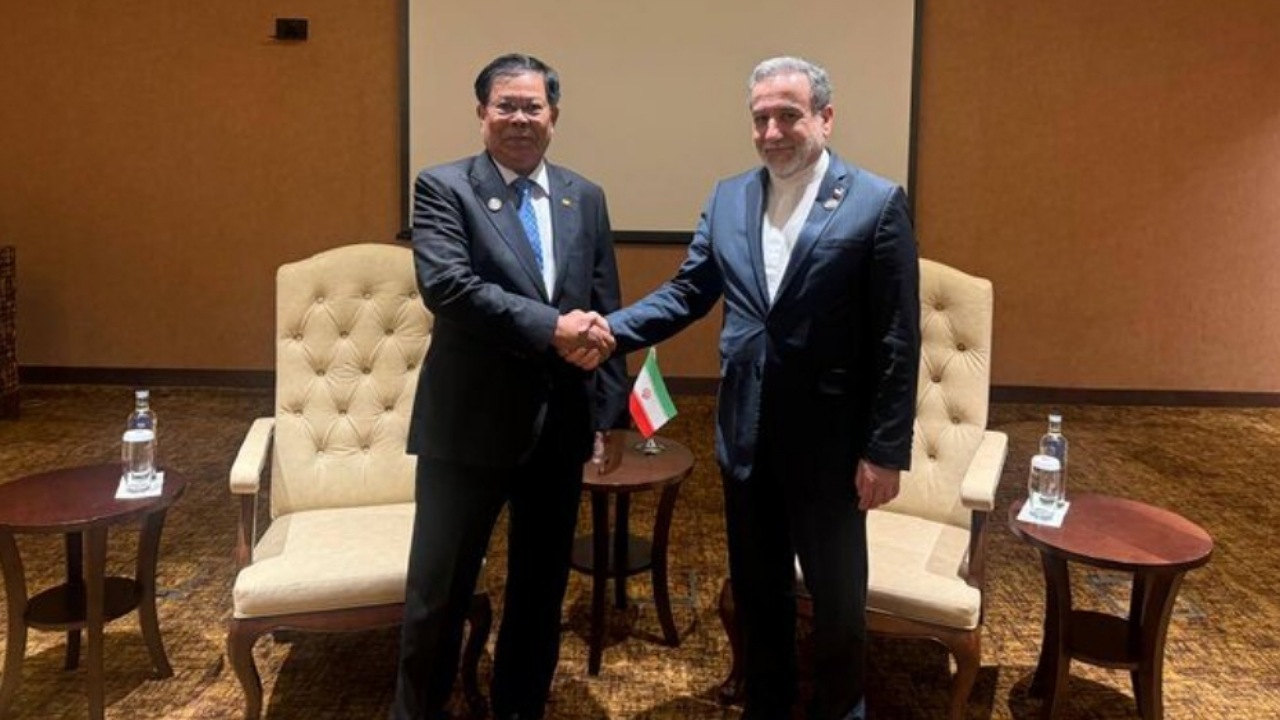 دیدار وزرای خارجه ایران و میانمار