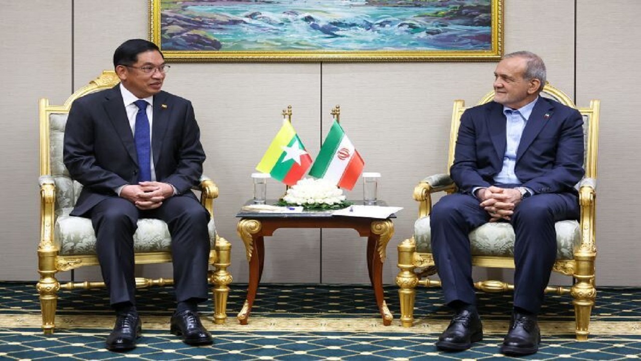 پزشکیان: تصویر روشنی از ظرفیتهای همکاری میان ایران و میانمار وجود دارد