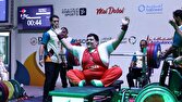 عنایت‌الهی و اسحاق‌نیا در پاراوزنه‌برداری طلایی شدند