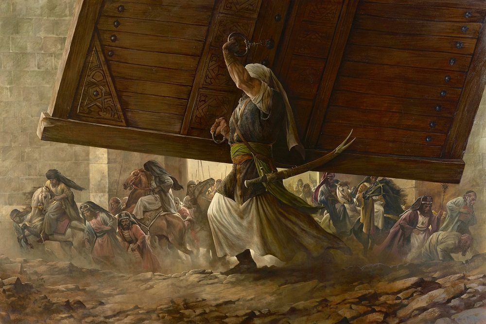 امام علی (ع)؛ محور فتح خیبر و ضربه به یهود/«در قلعه را با نیروی الهی از جا کندم»