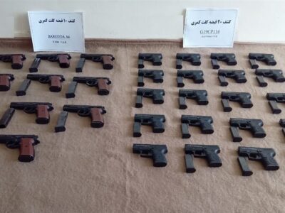 انهدام باند سازمان‌یافته قاچاق سلاح در غرب کشور