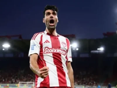 ستاره ایران، سوپر استار المپیاکوس شد