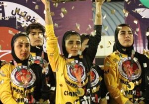 خاتون قهرمان لیگ برتر زنان شد