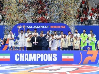 صعود یک پله‌ای تیم ملی فوتسال با قهرمانی در آسیا