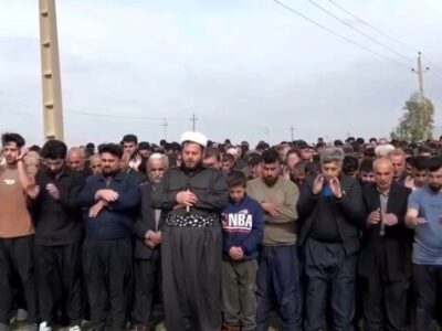 حضور زیبای کردها در خاکسپاری نان‌آور ۱۴ ساله بلوچ