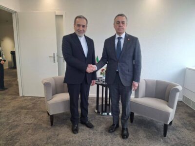 دیدار عراقچی با همتای سوئیسی خود + عکس