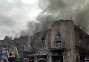 گراند هتل در آتش سوخت