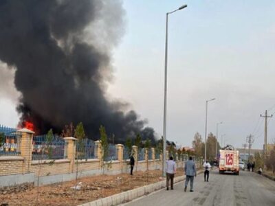 جزئیات تازه از آتشسوزی گسترده در آبادان + عکس