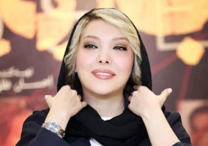 عکس: گریم خاص صدف اسپهبدی در پشت صحنه یک نمایش