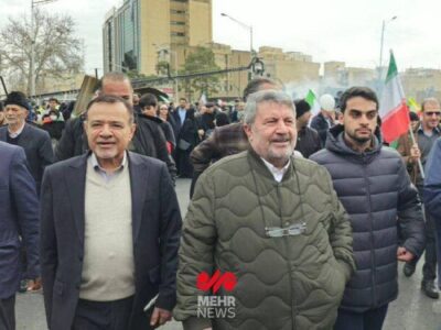 مقامات و چهرهای سیاسی در مراسم ۲۲ بهمن