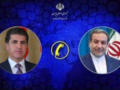 گفتوگوی تلفنی وزیر امور خارجه با رئیس اقلیم کردستان عراق