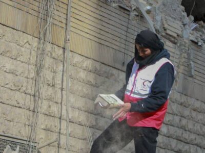 بانوی تکواندوکار ایران امدادگر شد