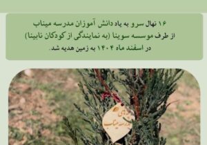 گلاره عباسی: ۱۶ نهال سرو به‌یاد دانش‌آموزان شهید میناب کاشتیم