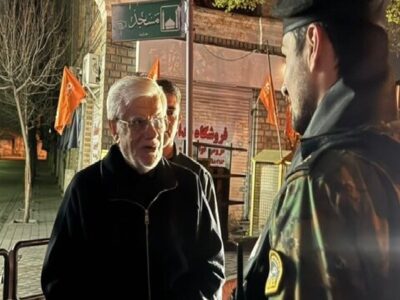 بازدید شبانه عارف از ایستگاههای بازرسی فراجا در تهران