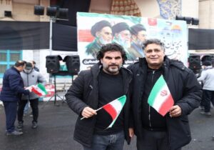 حضور ۲ پرسپولیسی مشهور در راهپیمایی روز قدس+ عکس