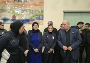 تیم ملی فوتبال بانوان وارد مرز بازرگان شد