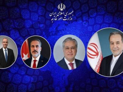 گفت و گوی تلفنی عراقچی با وزرای امور خارجه ترکیه، مصر و پاکستان