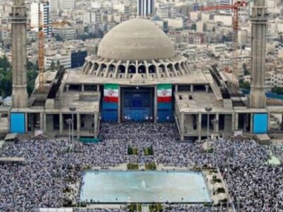 برگزاری نماز عید فطر در مصلای تهران/ رمضان امسال، ماه جهاد، شهادت و تجلی روح امام شهید بود