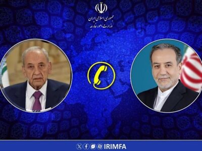 جزئیات رایزنی تلفنی سید عباس عراقچی با رئیس مجلس نمایندگان لبنان