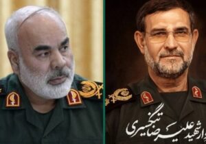 پیام فرمانده نیروی زمینی سپاه درپی شهادت دریابان تنگسیری