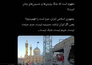 مهدی رسولی: اکنون جنگِ یزیدیها و حسینیهای زمان است