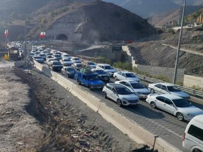 ترافیک سنگین چالوس و هراز/ بارش برف و باران در ۵ استان کشور